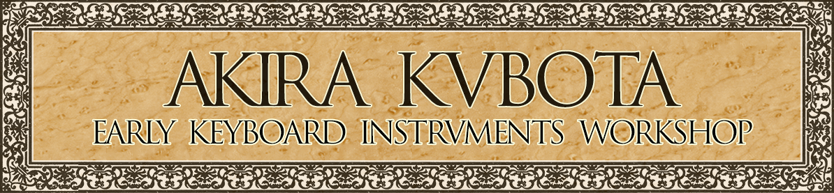 AKIRA KVBOTA - EARLY KEYBOARD INSTRVMENTS WORKSHOP