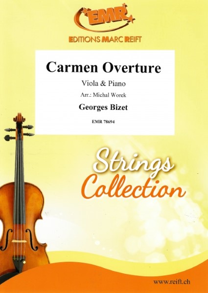 ＭＳＯＶＩ１７４９　輸入　「カルメン」序曲（ジョルジュ・ビゼー）（ヴィオラ+ピアノ）【Carmen Overture】